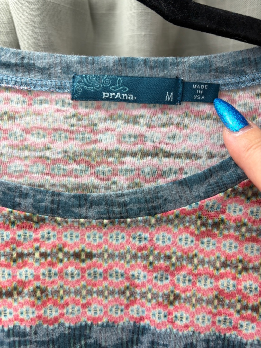 Prana Lottie Long Sleeve Lightweight Burnout Top | Set of Two (2) | Medium - Picture 4 of 13